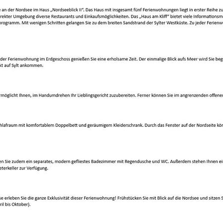 Wenningstedt-Braderup Nordseeblick II - Duenenstr 21, App 1 מראה חיצוני תמונה
